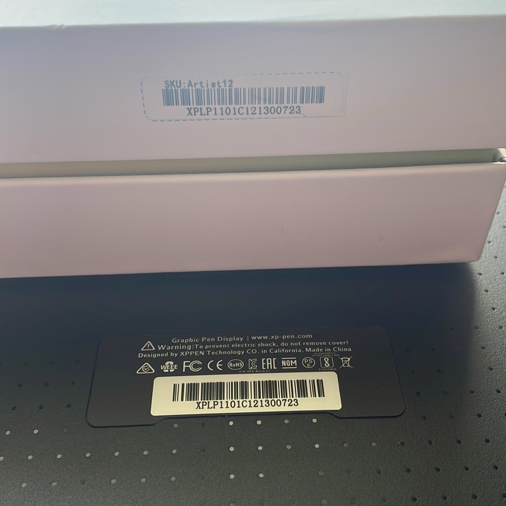 XP-PEN Artist 12 Drawing Tablet (NWOT) - Picture 7 of 8